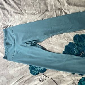Light blue and black xs Nike leggings, full length